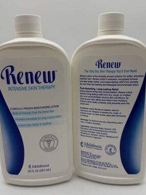 Melaleuca Renew Intensive Skin Therapy Moisturizing Lotion - 20 fl oz (X2)